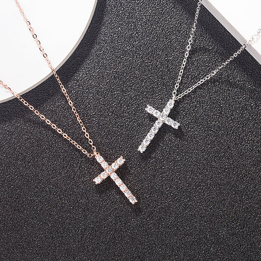 Sterling Sier Affordable Luxury Style Cross Necklaces