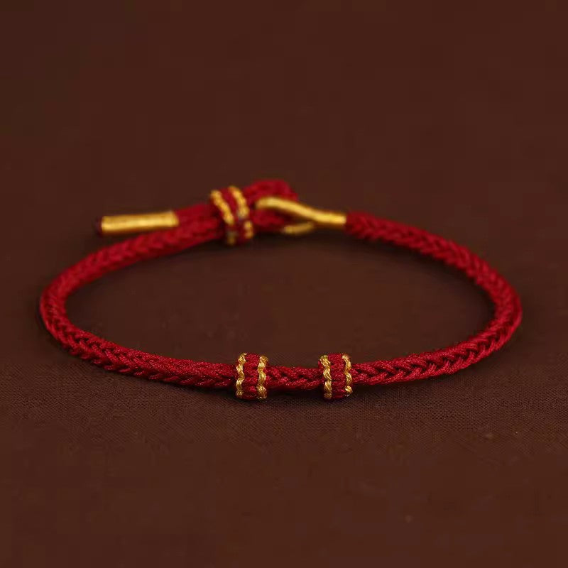 Women's & Men's & Braided Red Rope Can Wear Bracelets