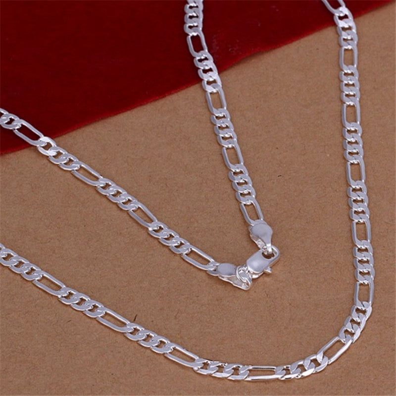 Sier Plated Popular Ornament Side Accessories Necklaces