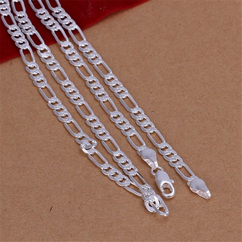 Sier Plated Popular Ornament Side Accessories Necklaces