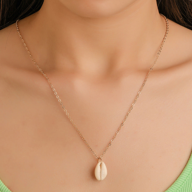 Natural Shell Simple Ocean Beach Series Necklaces