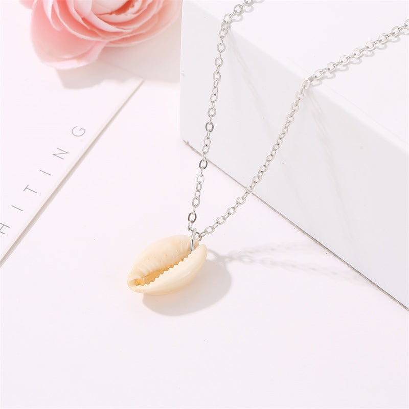 Natural Shell Simple Ocean Beach Series Necklaces