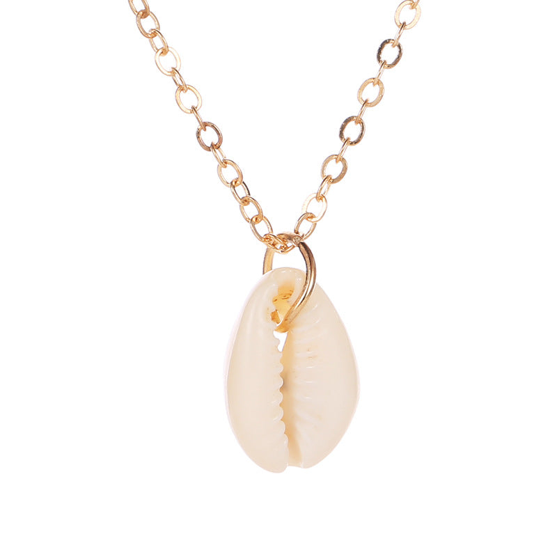 Natural Shell Simple Ocean Beach Series Necklaces