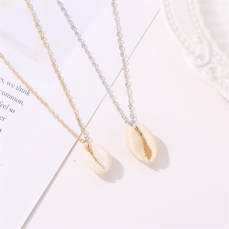 Natural Shell Simple Ocean Beach Series Necklaces