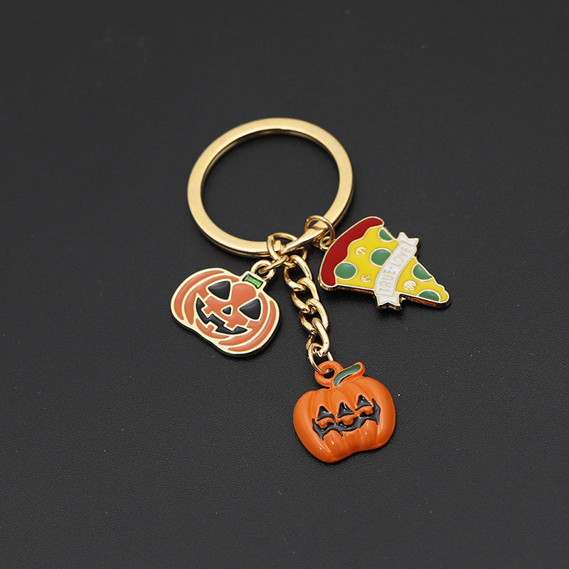 Ornaments Ghost Wizard Hat Pumpkin Cartoon Necklaces