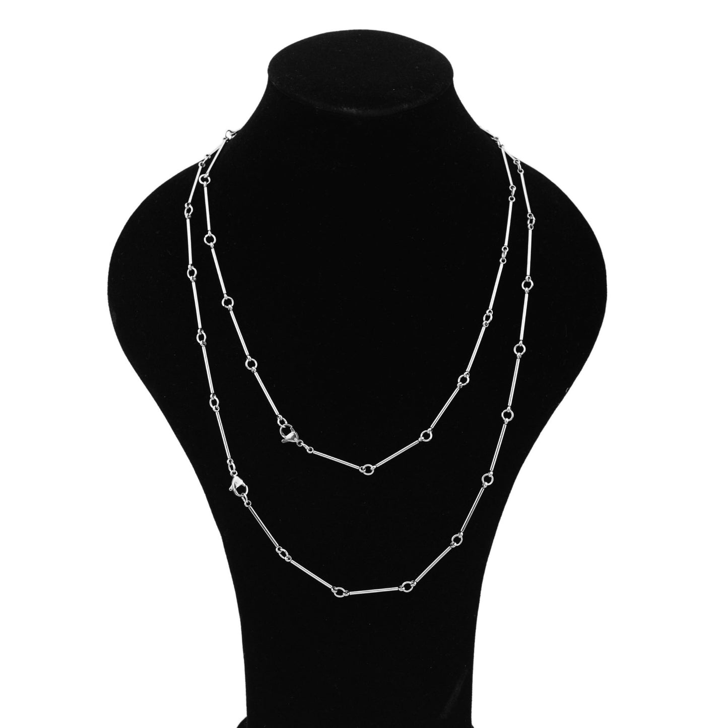 Stainless Steel Long Stick Clavicle Chain Necklaces