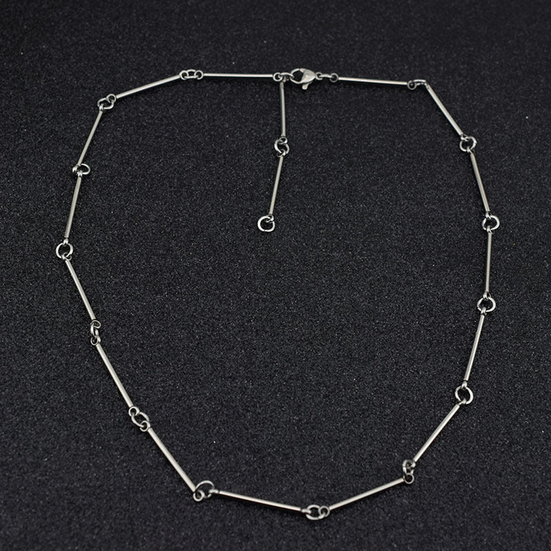 Stainless Steel Long Stick Clavicle Chain Necklaces