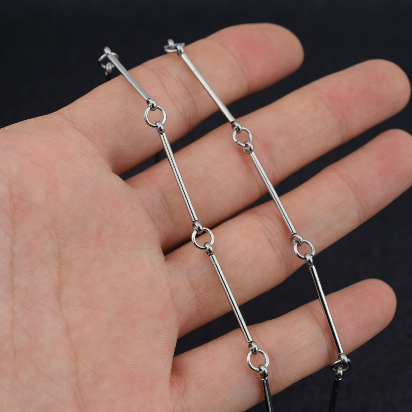 Stainless Steel Long Stick Clavicle Chain Necklaces