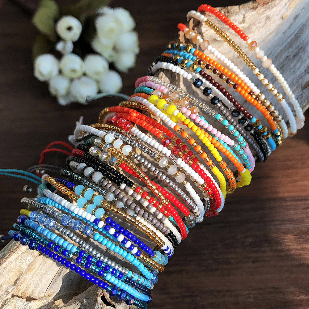 Crystal Bohemian Ethnic Style Color Female Bracelets