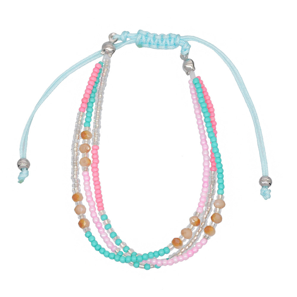 Crystal Bohemian Ethnic Style Color Female Bracelets