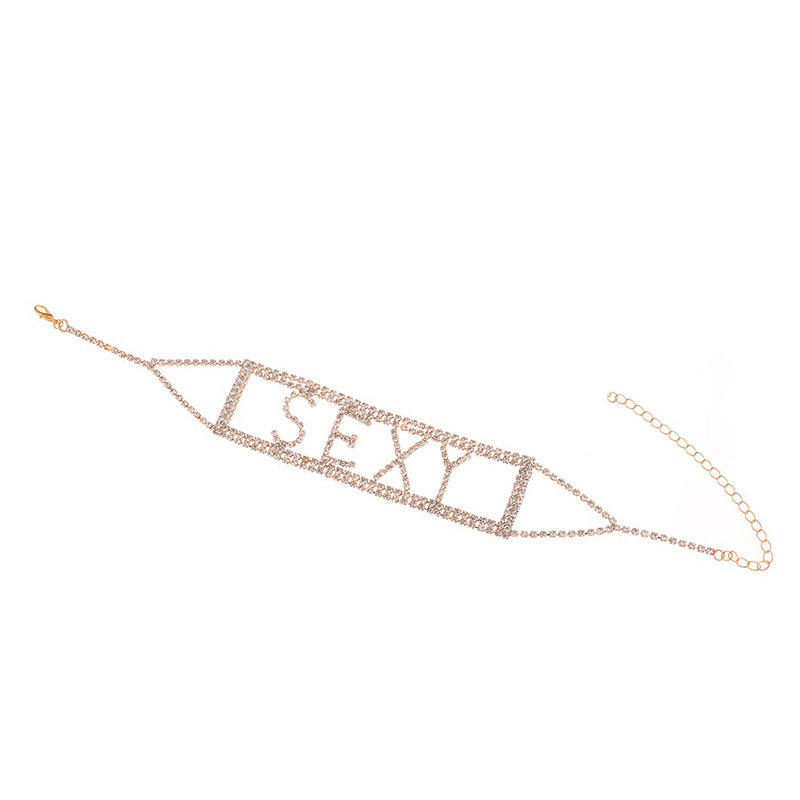 Women's Clavicle Chain Trendy Cool Collar Neck Short Neckband Necklaces