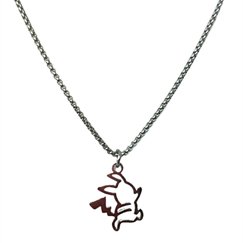 Cute Stainless Steel Punk Cool Earth Necklaces