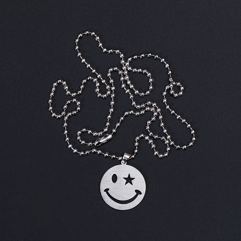 Cute Stainless Steel Punk Cool Earth Necklaces