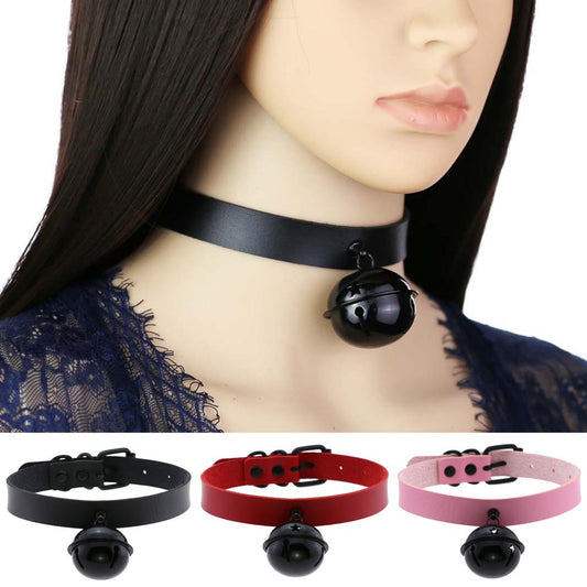 Simple Sexy Leather Collar Personality Black Necklaces