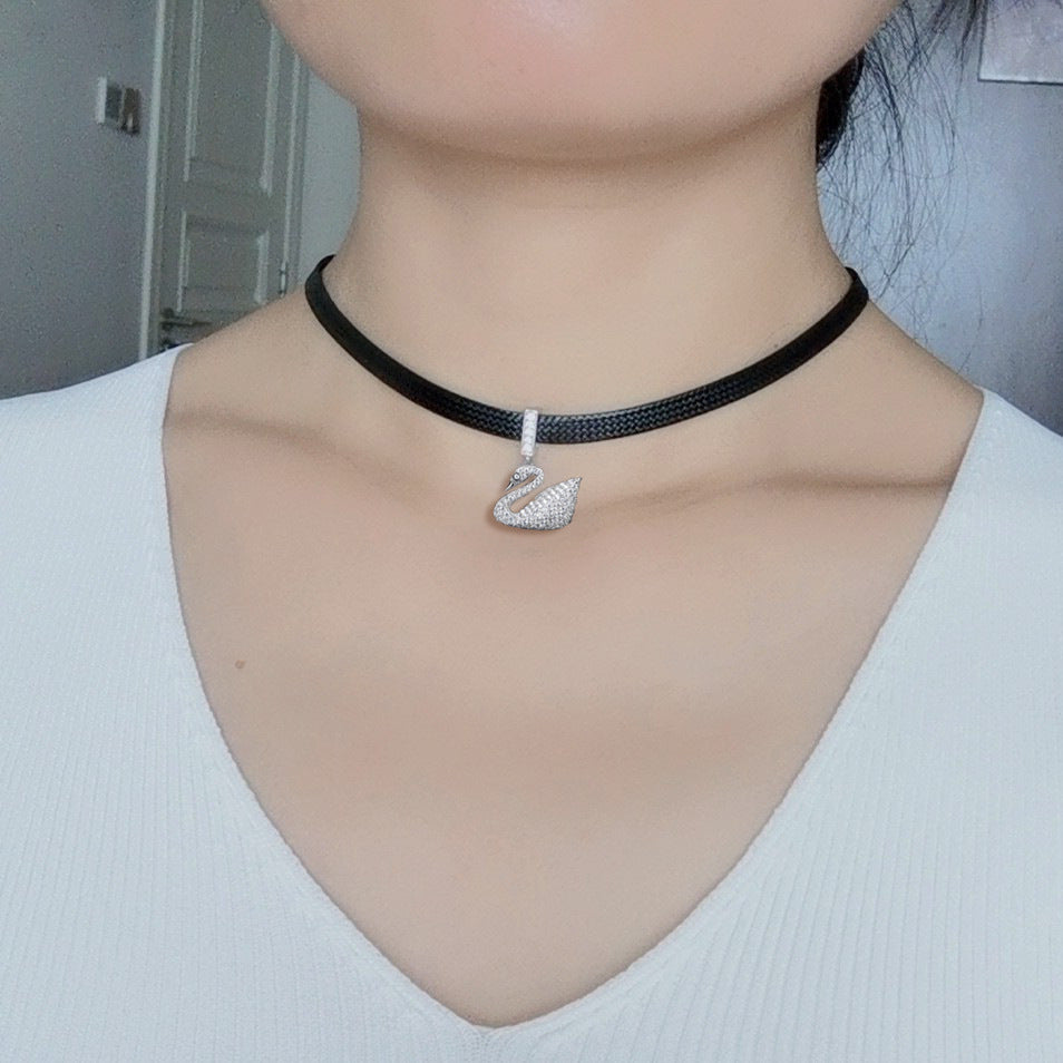 Sier Korean Four-leaf Clover Jewelry Clavicle Chain Necklaces