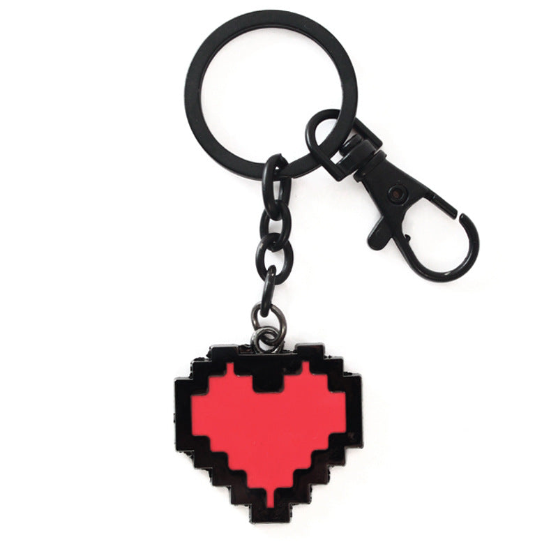 Anime Peripheral Red Soul Heart Shaped Necklaces