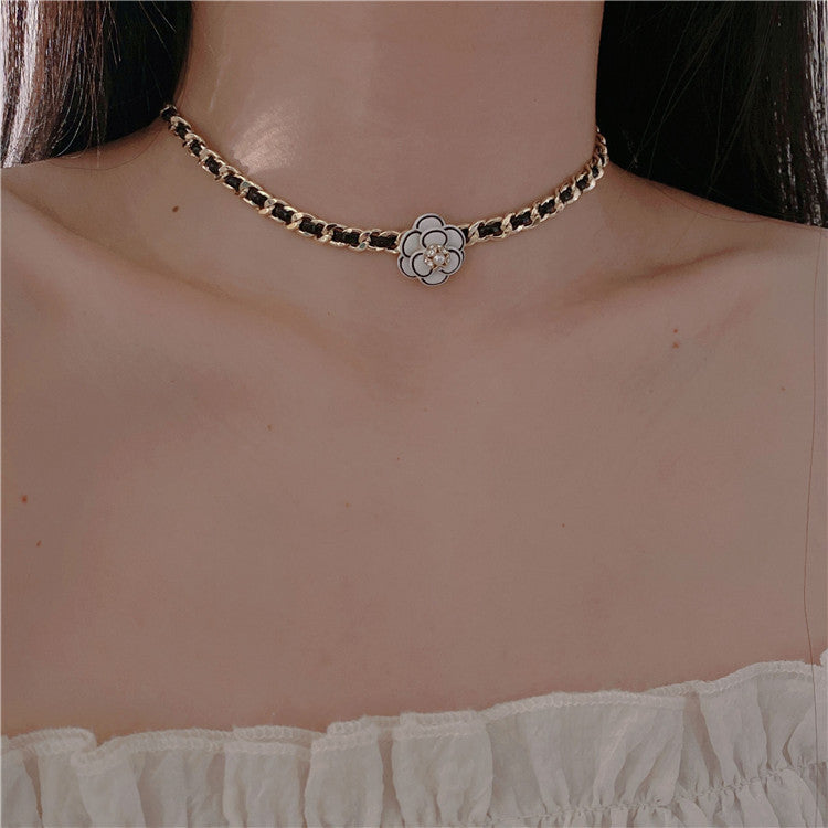 Pearl Flower Light Luxury High Sense Temperament Clavicle Necklaces