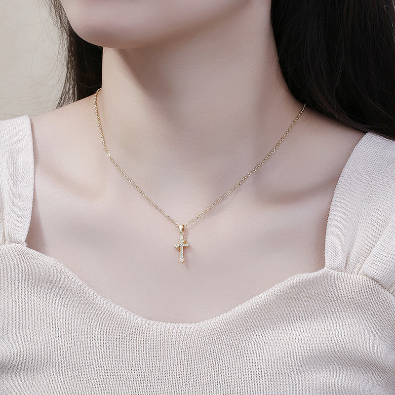 Gold-Diamant-Kreuz-Kronen-Paar- und Mode-Halsketten für Damen und Herren