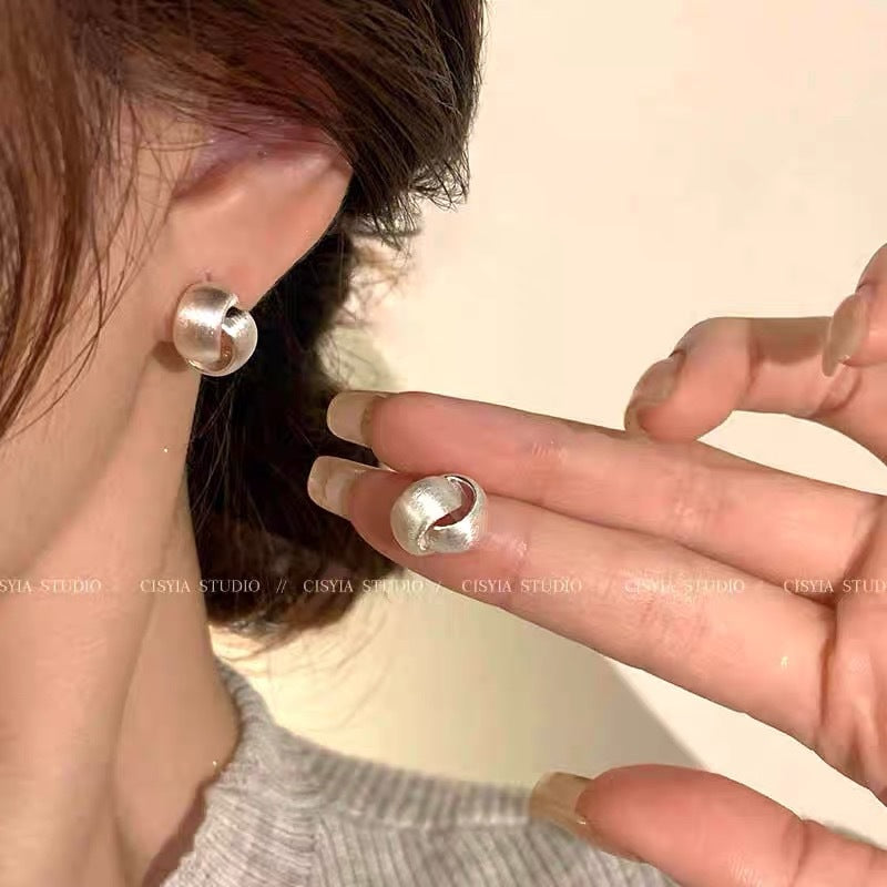 Women's Brushed For Light Luxury Minority Design Earrings