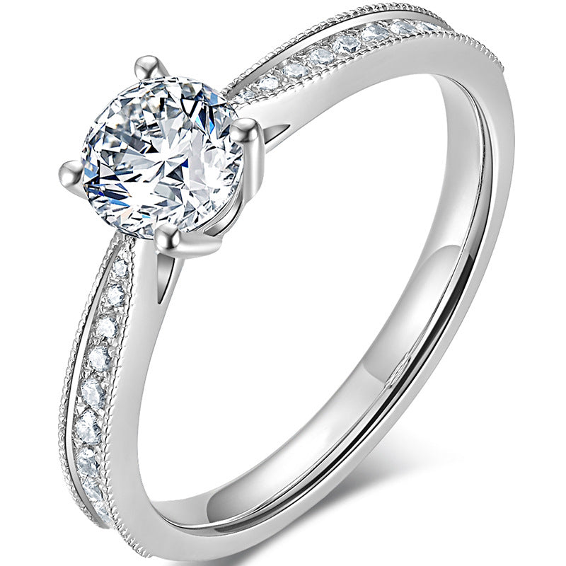 Classic Karat Princess Plated Artificial Diamond Rings
