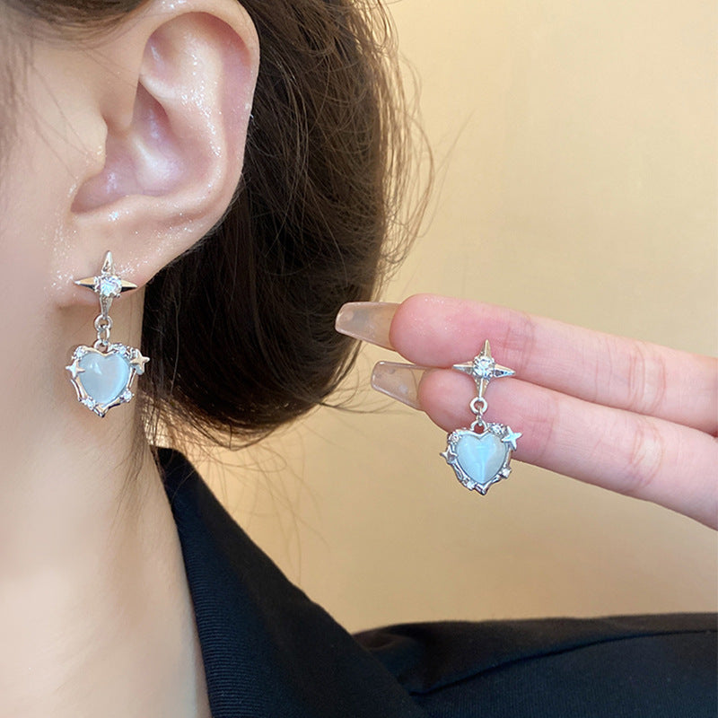 Minority Advanced Design Sense Opal Female Earrings
