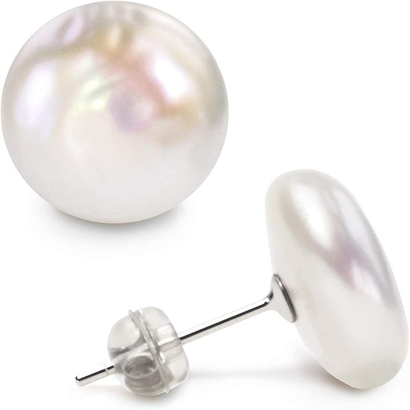 Pearl Female Copper Plated Real Gold Affordable Luxury Earrings