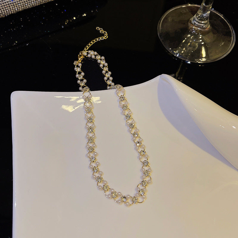 Pearl Spicy Style Long Sweater Chain Necklaces