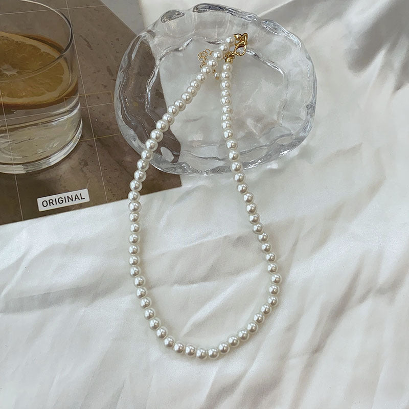 Twin Artifact Pearl Light Luxury Minority Necklaces