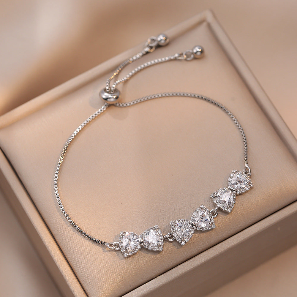 Women's Diamond Bow Affordable Luxury Fashion High-grade Bracelets