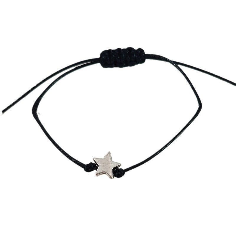 Fashion Simple Black Rope Carrying Strap Niche Bracelets