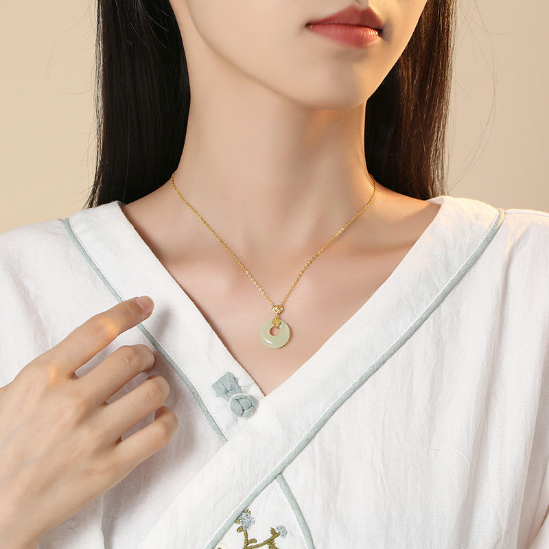 Female Sterling Sier Clavicle Chain Chinese Necklaces