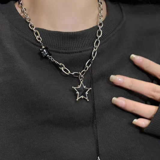 Women's & Men's & Hip Hop Cool Clavicle Light Necklaces