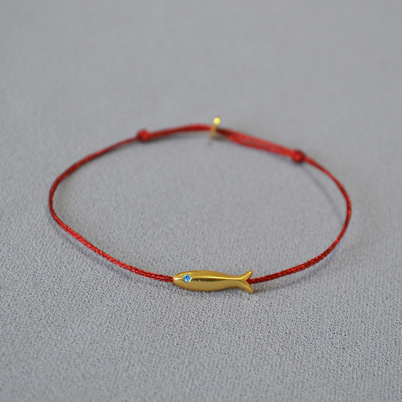Gold Koi Small Fish Simple Extremely Fine Bracelets