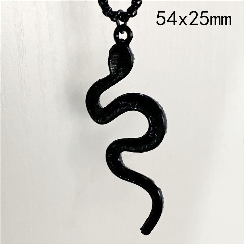 Snake-shaped Thick Chain Element Vintage Snake Necklaces