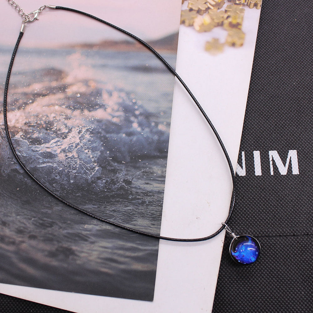 Luminous Constellation Time Stone Pendant Gift Crystal Necklaces