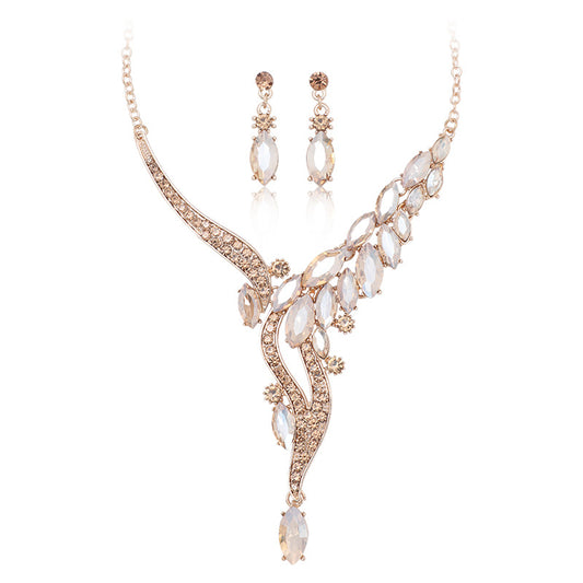 Two-piece Set Bridal Retro Advanced Design Necklaces