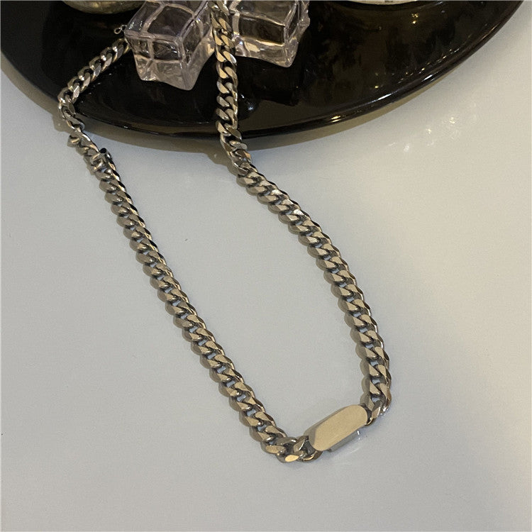 Women's Titanium Steel Light Luxury Unique No Color Fading Necklaces