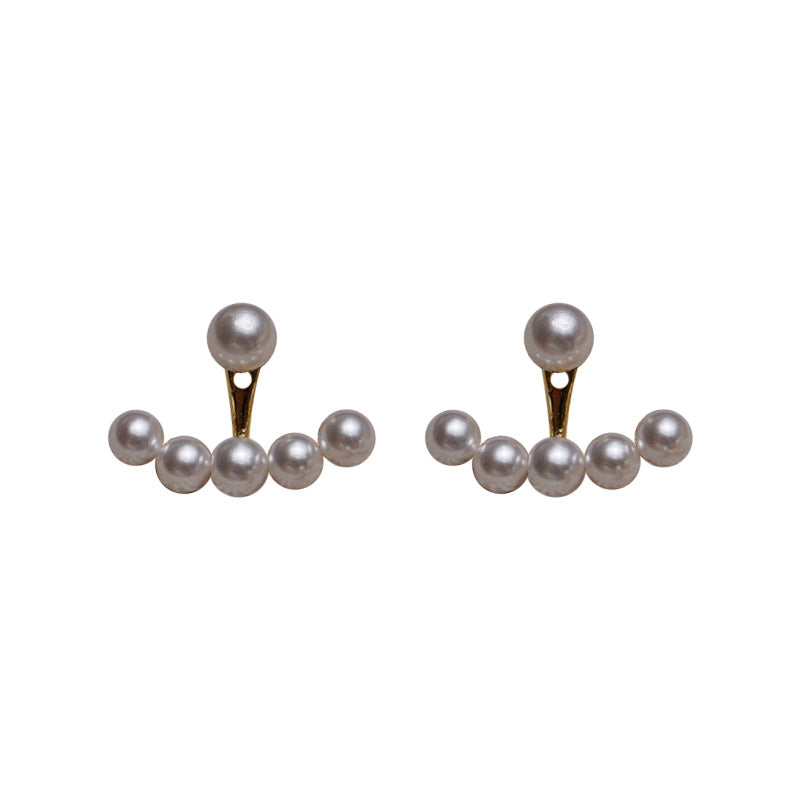 French Entry Lux One Style For Pearl Earrings