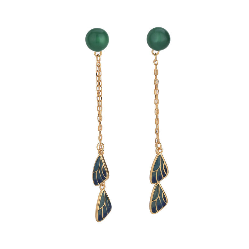 Long Fringed Thread Make Your Face Look Thinner Earrings
