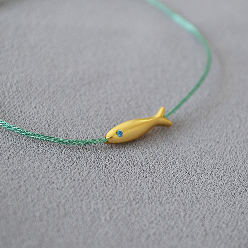 Goldene Koi-Kleinfische, einfache, äußerst feine Armbänder