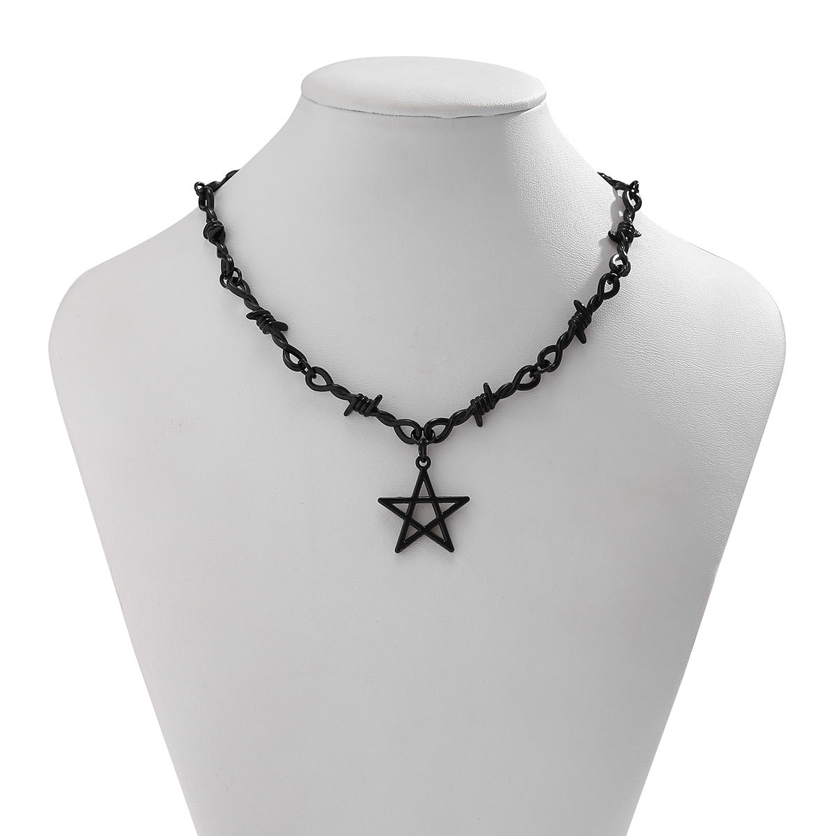 Five-pointed Star Hot Clavicle Female Thorn Necklaces