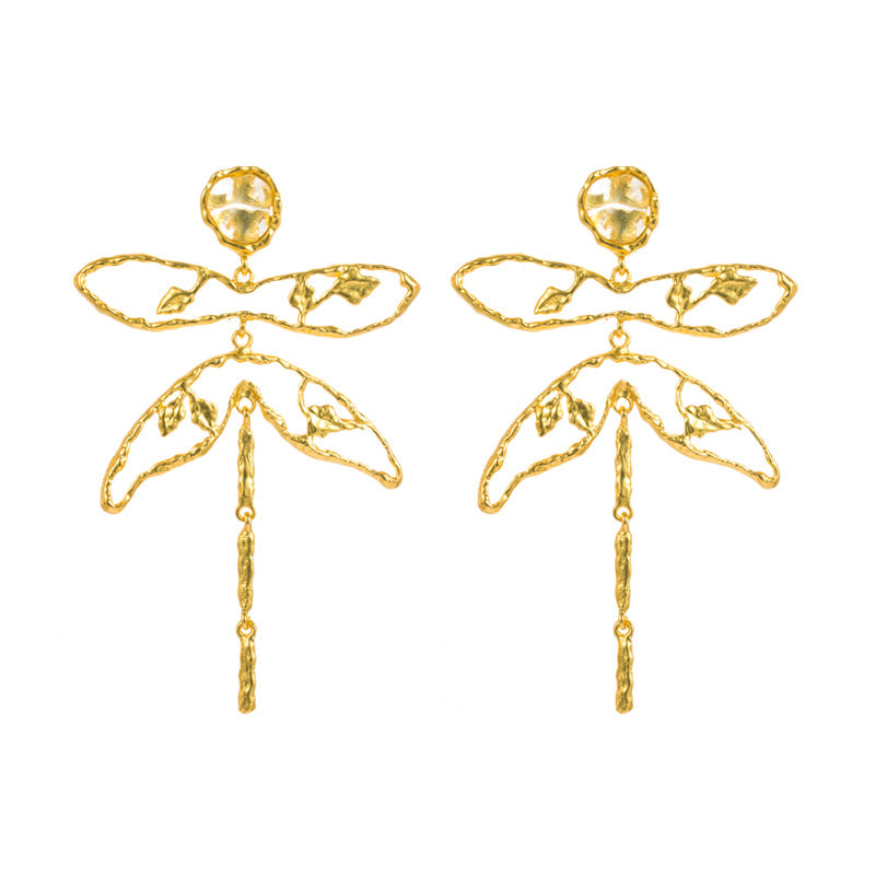Dragonfly Tassel Female Affordable Luxury Fashion Earrings