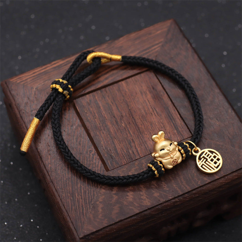 Strap Thin Wearable Pendant Hard Pure Gold Matching Bracelets