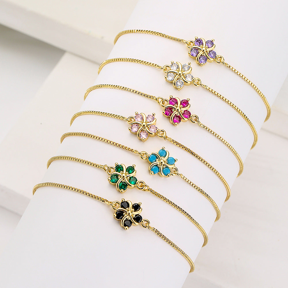 Australian Ancient Style Exquisite Elegant Flowers Bracelets