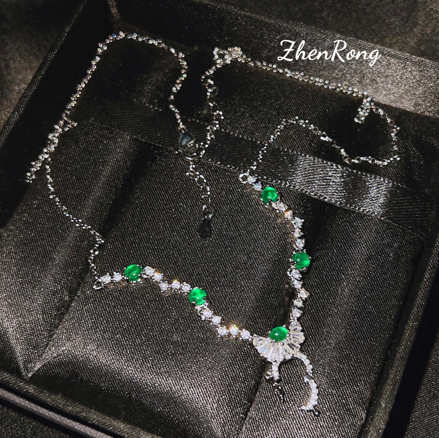 Women's Wear Suspender Buckles Universal Jewelry Jade Necklaces