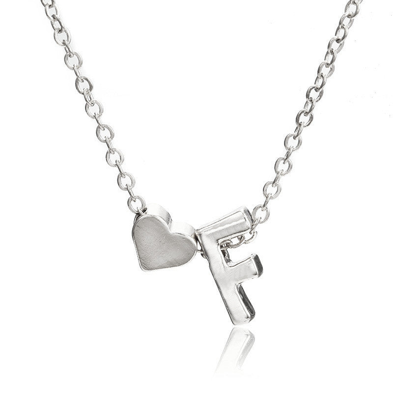 Women's Exquisite Simple Sweater Chain Heart Shaped Necklaces