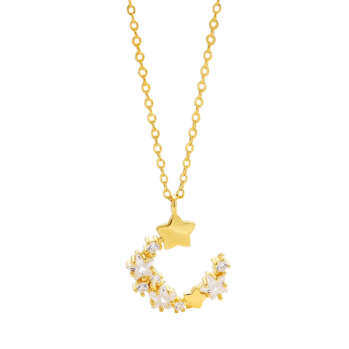 Star Diamond Moon Temperamental Minority High-grade Ornament Light Luxury Necklaces