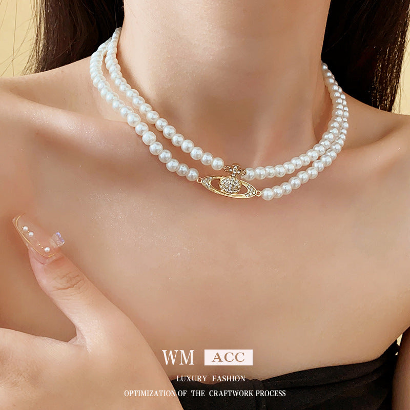 Pearl Niche Personality Clavicle Chain Light Luxury Necklaces