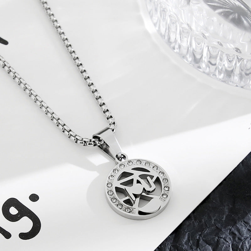 Women's & Men's Korean Style Star And Moon Pendant Couple Necklaces