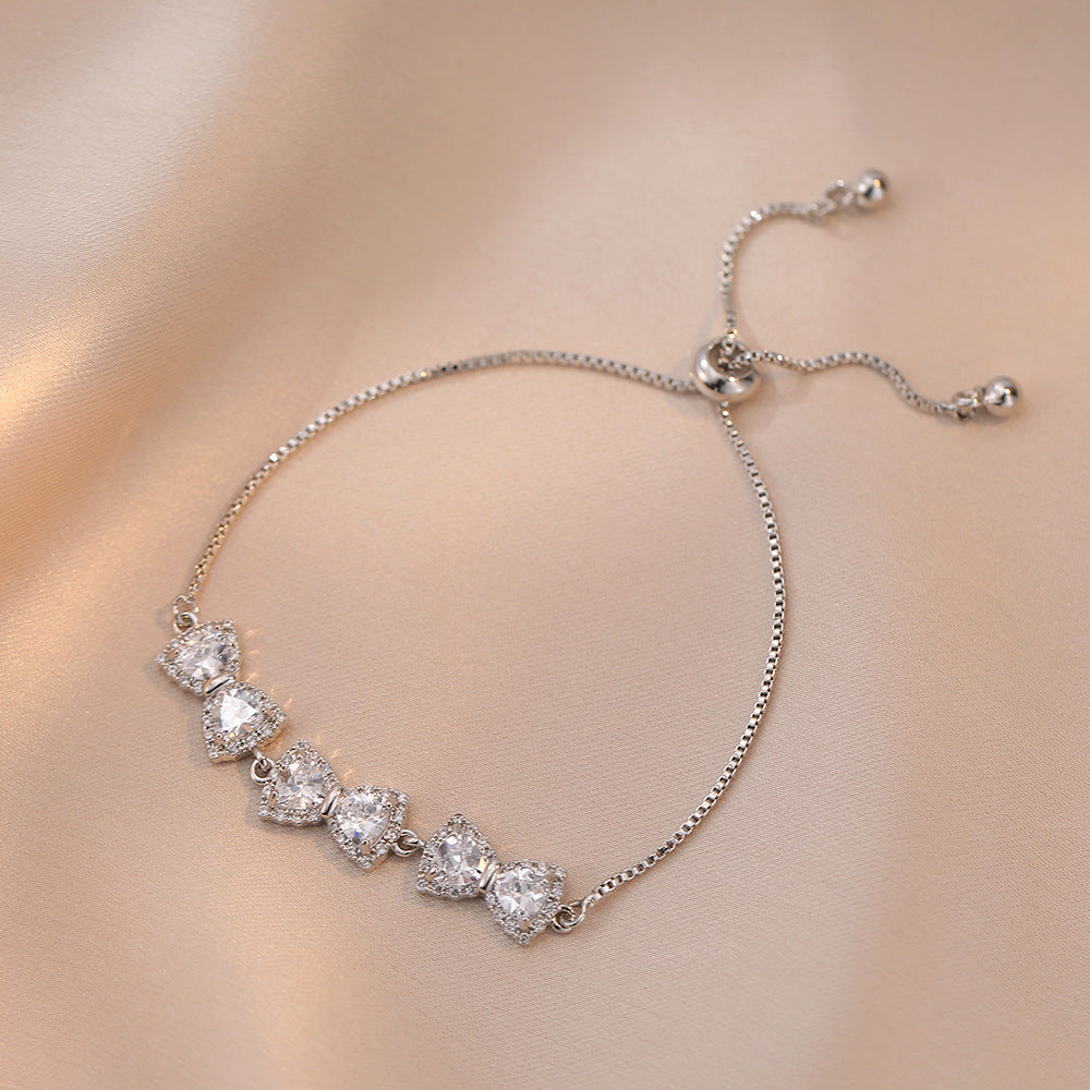 Women's Diamond Bow Affordable Luxury Fashion High-grade Bracelets